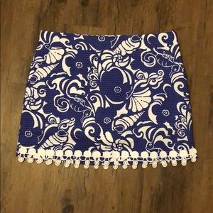 Lilly Pulitzer Skort with Embroidered Hem